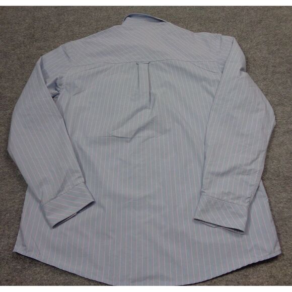 Rohan Shirt Mens M Blue Pink Striped Long Sleeve Performance Worldview - Picture 3 of 10